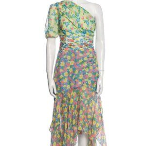Amur Floral Cocktail Dress- Silk